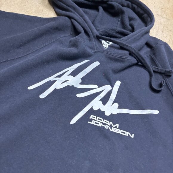 Sauce Hockey Adam Johnson Hoodie Mens XXL Blue Sweatshirt - Picture 2 of 8